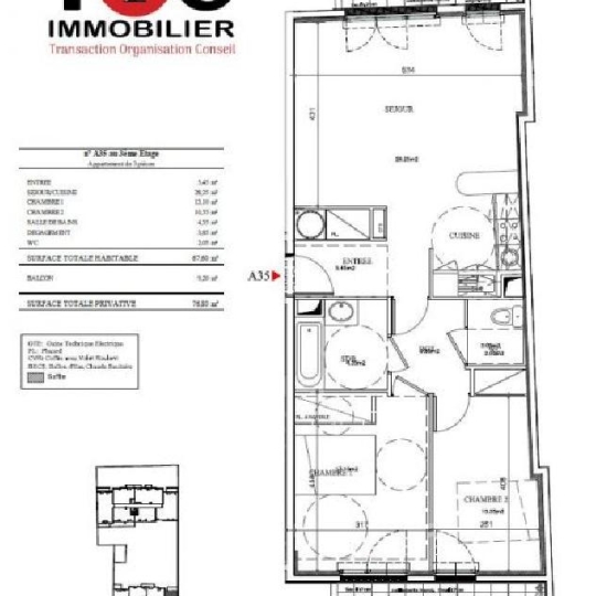  Annonces EAUBONNE : Appartement | ARGENTEUIL (95100) | 67 m2 | 223 510 € 